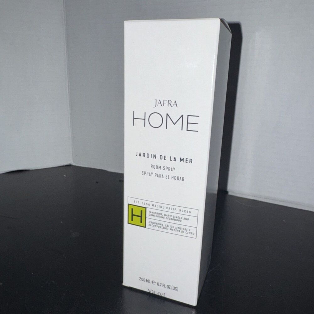 Jafra Home- Jardin De La Mer Room Spray- Full Size New Sealed 6.7 Fl Oz